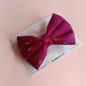 Majestic Magenta Glamour Bow