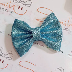 Sea Breeze Glitter Bow