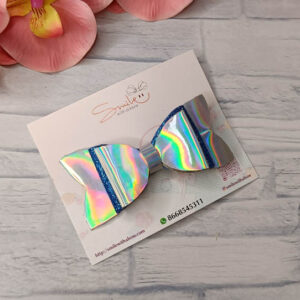 Summer Sky Metallic Bow