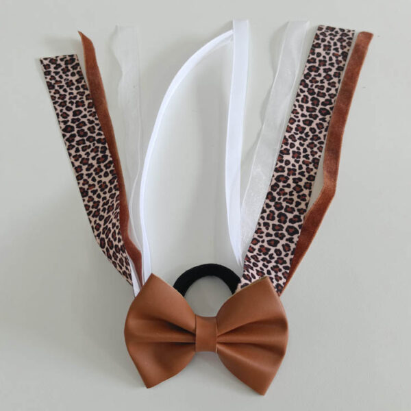 Safari Chic Printed Ribbon Bow