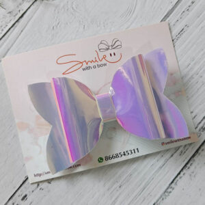 Holo Purple Holographic Bow